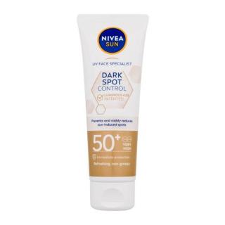 Nivea Sun Dark Spot Control Sun Fluid SPF50+ 40 ml denní pleťový krém pro ženy na pigmentové skvrny