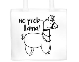 No prob llama Plátěná nákupní taška