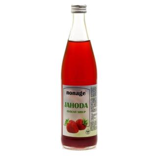 NONAGE Jahodový ovocný sirup 500 ml