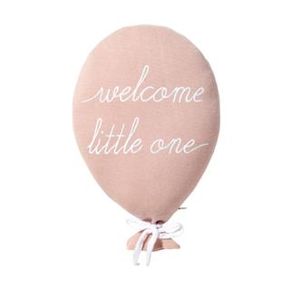 Nordic Coast Company Dekorační balón na polštář welcome little one růžový