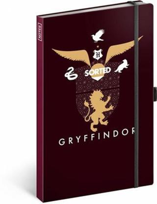 Notes Harry Potter - Gryffindor linkovaný, 13 × 21 cm