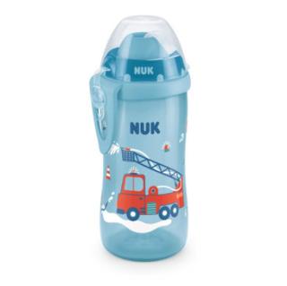 NUK Láhev na pití Flexi Cup 300 ml, hasičská modrá