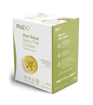 NUPO Dieta Pikantní thajská polévka 12x32 g