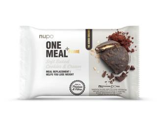 NUPO One Meal +Prime Cookies & cream plněný koláček 70 g