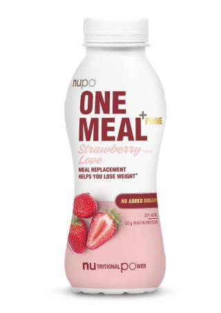 NUPO One Meal + Prime Jahoda hotový nápoj 330 ml