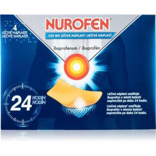 Nurofen Nurofen 200 mg léčivá náplast pro úlevu od bolesti svalů a kloubů 4 ks
