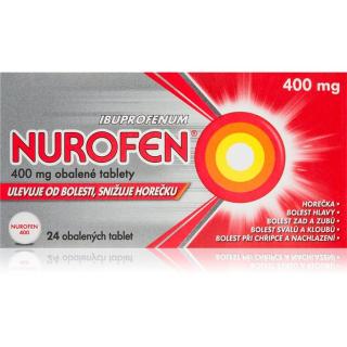 Nurofen Nurofen 400mg obalené tablety ke snížení horečky a tlumení bolesti 24 tbl