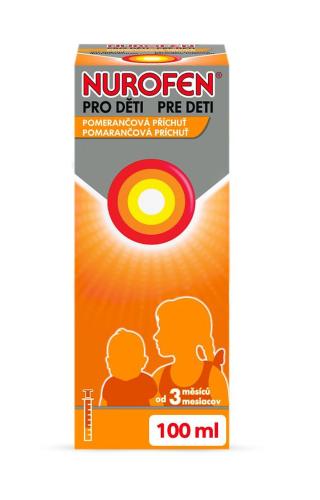 Nurofen pro děti 20 mg/ml pomeranč suspenze 100 ml