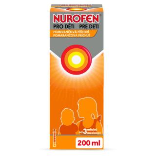 NUROFEN Pro děti pomeranč suspenze 20 mg/ml  200 ml