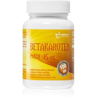 Nutricius Betakaroten EXTRA 15mg doplněk stravy pro krásné opálení a zdravou pokožku 100 tbl