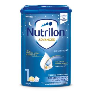 NUTRILON Mléko počáteční kojenecké 1 Advanced Good Night od narození 6x 800 g