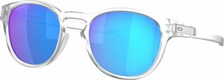 Oakley Latch 92656553 Matte Clear/Prizm Sapphire Polarized