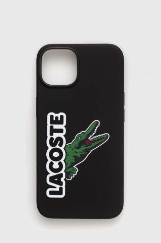 Obal na telefon Lacoste iPhone 14 6,1" černá barva