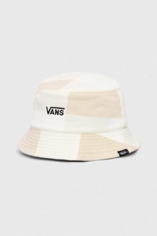Oboustranný klobouk Vans béžová barva