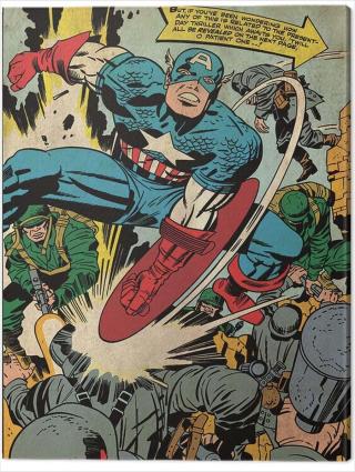 Obraz na plátně Captain America - Soldiers,