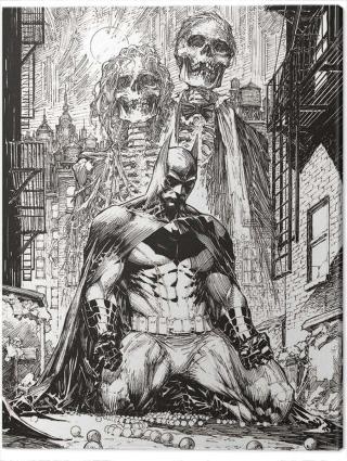 Obraz na plátně DC Comics - Batman Haunted,