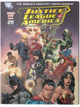 Obraz na plátně DC Justice League - Group Cover,