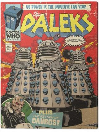 Obraz na plátně Doctor Who - The Daleks Comic,