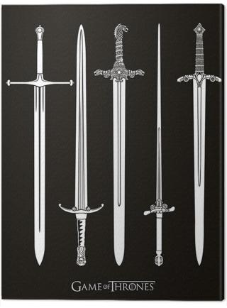 Obraz na plátně Game of Thrones - Swords,