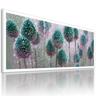 Obraz na plátně GARLIC FLOWER J různé rozměry Ludesign ludesign obrazy: 100x40 cm