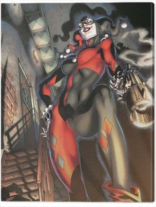 Obraz na plátně Harley Quinn - Gun Smoke,