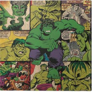 Obraz na plátně Hulk - Squares,