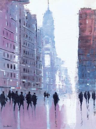 Obraz na plátně Jon Barker - Manhattan Reflections,