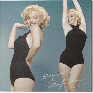Obraz na plátně Marilyn Monroe - All My Love,