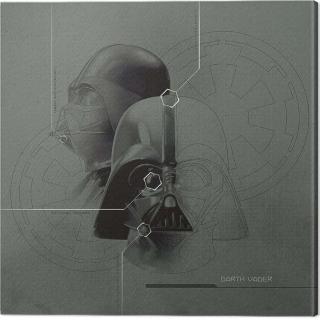 Obraz na plátně Star Wars - Darth Vader Diagram,