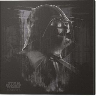 Obraz na plátně Star Wars: Rogue One - Darth Vader Black,
