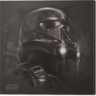 Obraz na plátně Star Wars: Rogue One - Death Trooper Black,