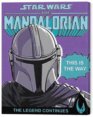 Obraz na plátně Star Wars: The Mandalorian 2 - This is the Way,