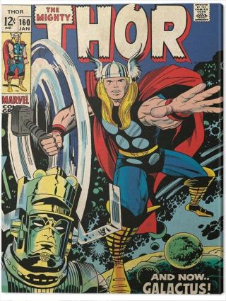 Obraz na plátně Thor - Galactus,