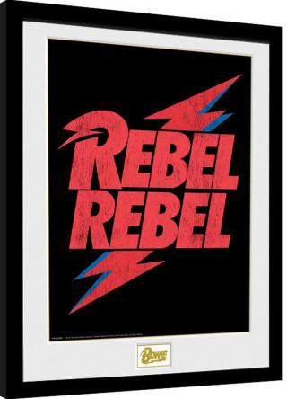 Obraz na zeď - David Bowie - Rebel Rebel Logo