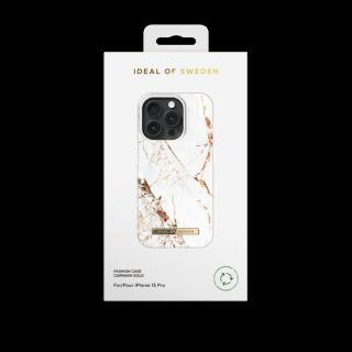 Ochranný kryt Fashion iDeal Of Sweden pro Apple iPhone 15 Pro, carrara gold