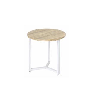 Odkládací stolek CELINI přírodní / bílá,Odkládací stolek CELINI přírodní / bílá