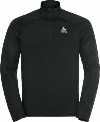 Odlo The Essential Ceramiwarm Mid Layer Half Zip Black S Běžecká mikina