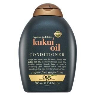 OGX Hydrate & Defrizz + Kukuí Oil Conditioner kondicionér proti krepatění vlasů 385 ml