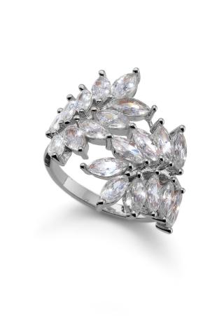 Oliver Weber Luxusní prsten s kubickými zirkony Sheaf 41184 57 mm