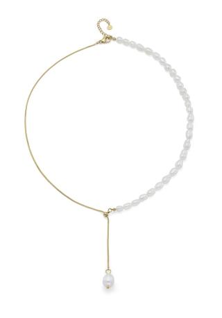 Oliver Weber Půvabný náhrdelník se syntetickými perlami Sinann 12309G