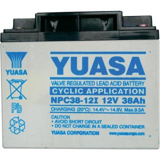 Olověný akumulátor YUASA NPC 12 V 38 Ah