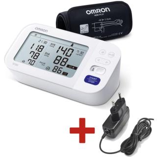 Omron M6 Comfort AFib + zdroj digitální tlakoměr 1 ks