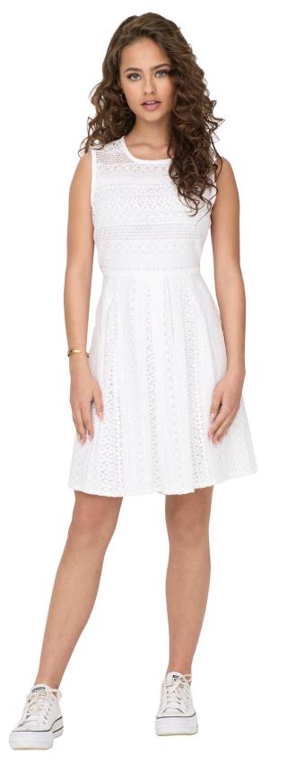 ONLY Dámské šaty ONLFAIRY Regular Fit 15293938 White L