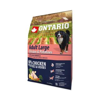 Ontario Adult Large Chicken&Potatoes granule 2,25 kg