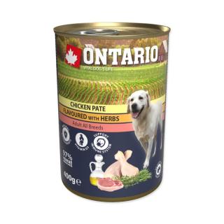 Ontario Kuřecí paté s bylinkami konzerva 400 g