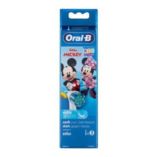 Oral-B Kids Brush Heads Mickey 3 ks zubní kartáček pro děti