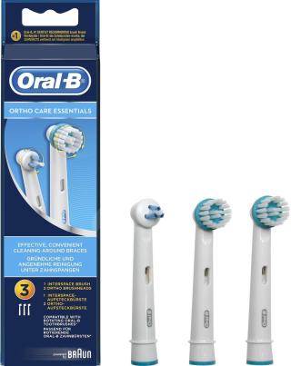 Oral-B Ortho Care Essentials OD17-3 náhradní kartáčkové hlavy 3 ks