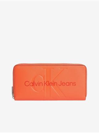 Oranžová dámská peněženka Calvin Klein Jeans