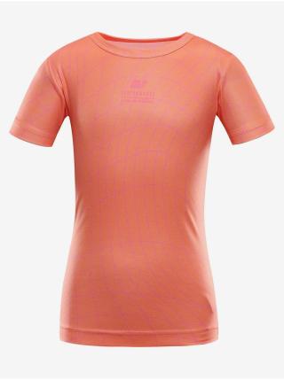 Oranžové dětské rychleschnoucí tričko ALPINE PRO BASIKO