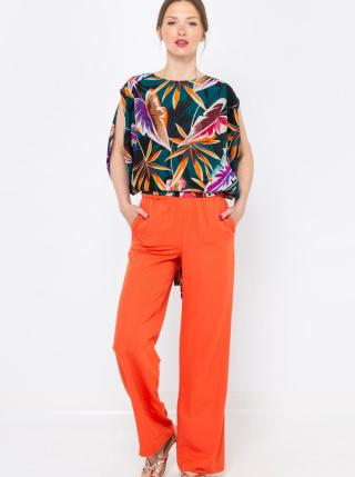 Oranžové volné kalhoty CAMAIEU